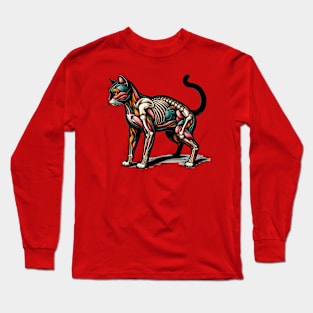 cat anatomy Long Sleeve T-Shirt